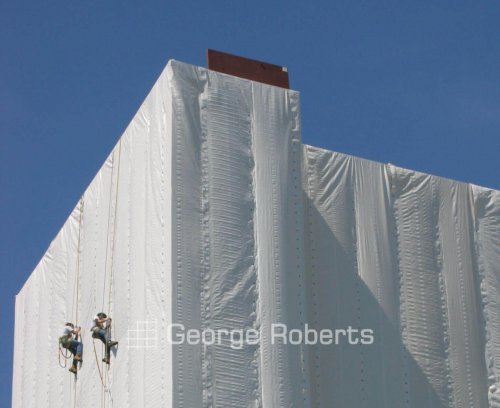 Monarflex Scaffband FlameSafe fire resistant sheeting