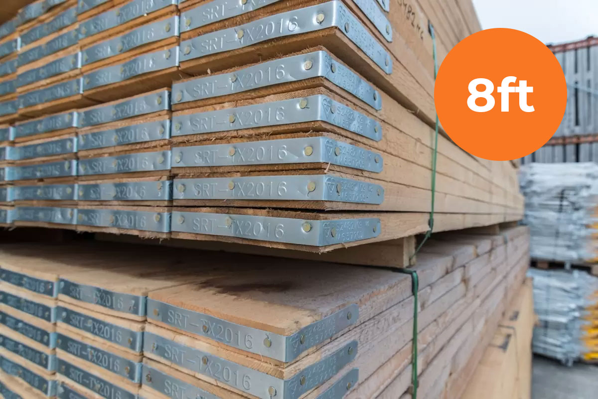 Product Image for 8ft (2.4m) Timber Scaffold Boards